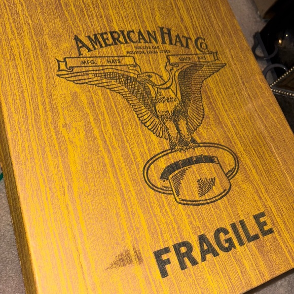 Vintage American Hat Makers Blue Cattleman Cowboy Hat Felt Size 6 7/8 - Picture 2 of 15